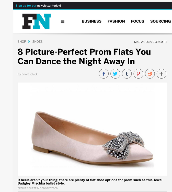 Footwear News - Best Prom Shoes Featuring Jewel Badgley Mischka Zanna