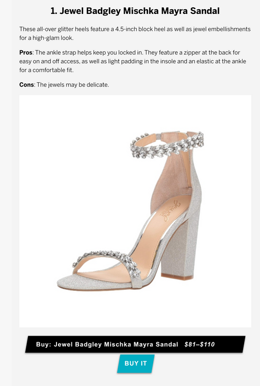 Footwear News  Samantha Peters • USA • Dec 30 • 1:32 pm     Stunning Silver Glitter Heels for the Next Party on Your Calendar